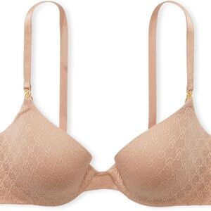 Victoria’s Secret tan The Icon Demi push up bra 38 DDD